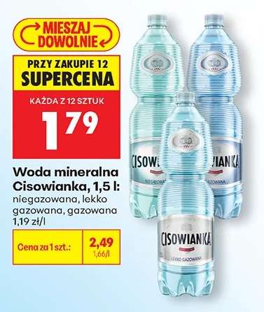 Woda mineralna Cisowianka, 1,5 l