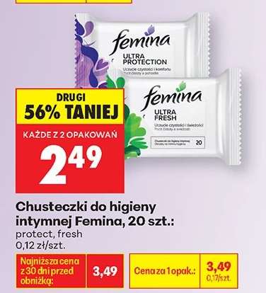 Chusteczki do higieny intymnej Femina 20 szt