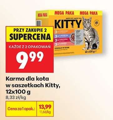 Karma dla kota w saszetkach Kitty 12x100 g