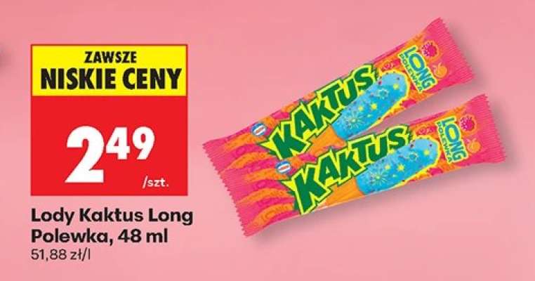 Lody Kaktus Long Polewka, 48 ml