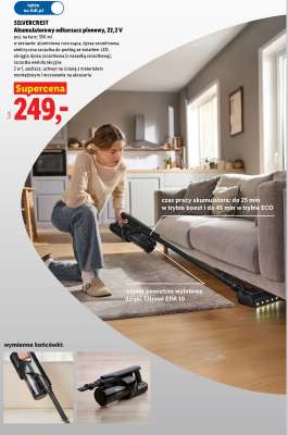 SilverCrest Akumulatorowy odkurzacz pionowy, 22,2 V