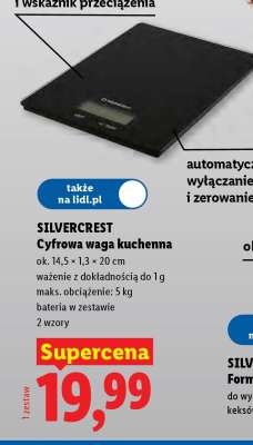 SILVERCREST Cyfrowa waga kuchenna