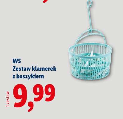 W5 Zestaw klamerek z koszykiem