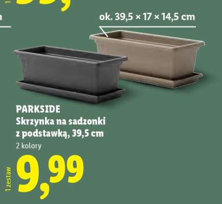 PARKSIDE Skrzynka na sadzonki z podstawką, 39,5 cm