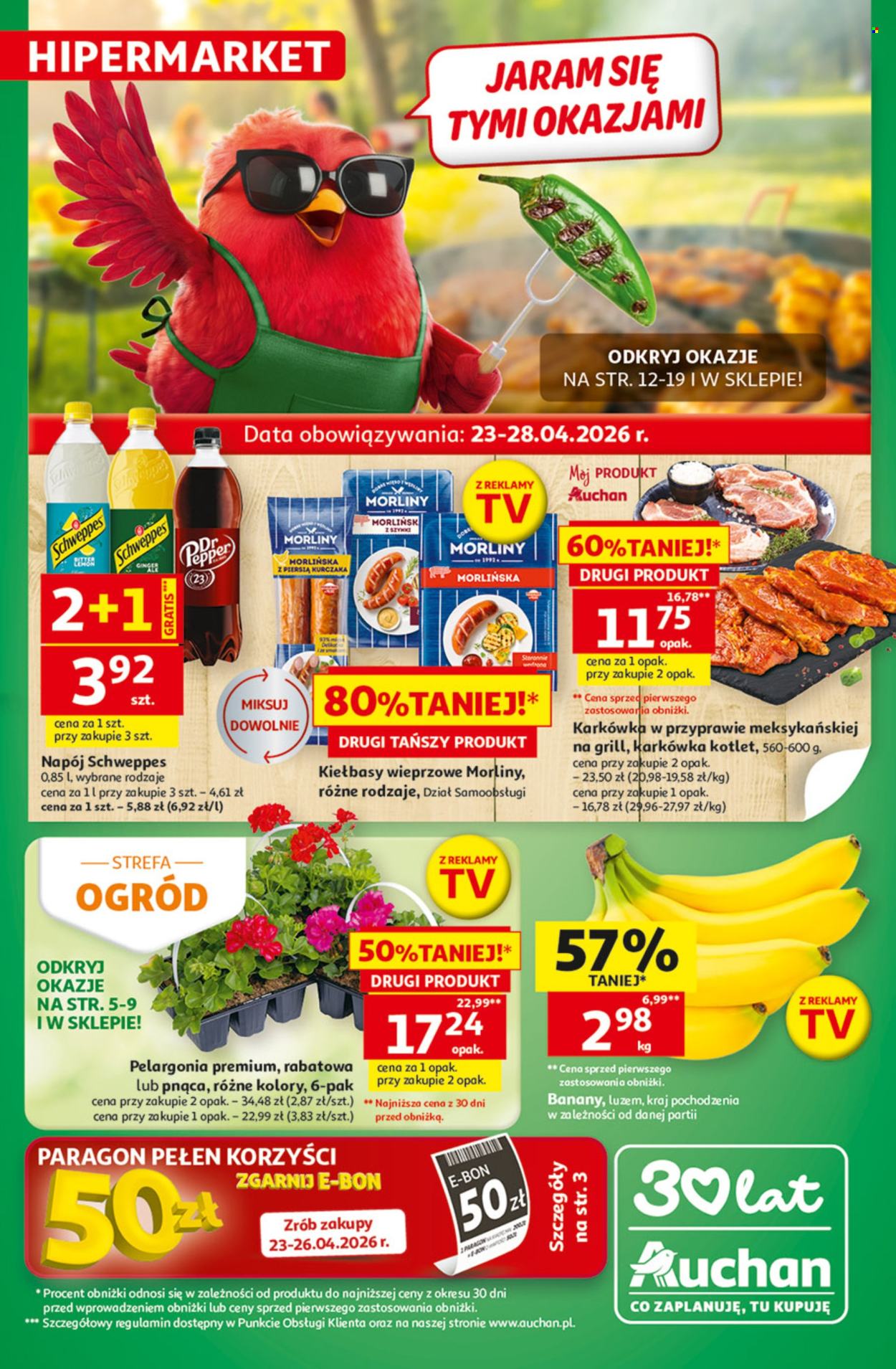 Gazetka Auchan - 23.04.2026 - 28.04.2026. Strona 1
