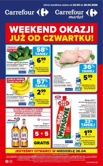 Gazetka Carrefour - 23.04.2026 - 26.04.2026.