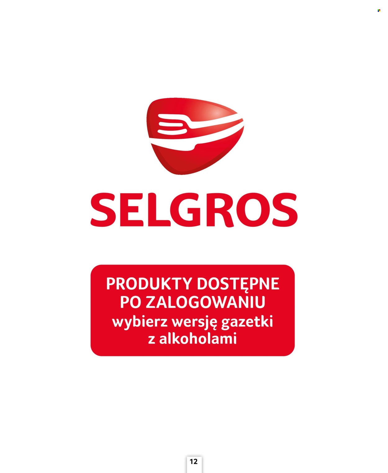 Gazetka Selgros - 23.04.2026 - 6.05.2026. Strona 12