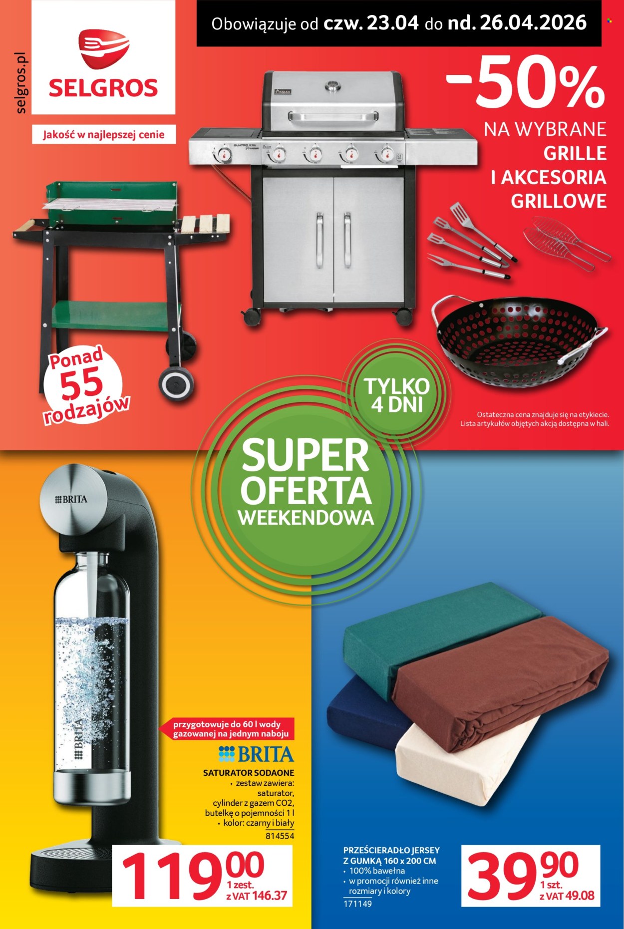 Gazetka Selgros - 23.04.2026 - 26.04.2026. Strona 1