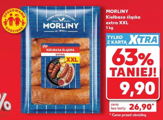 MORLINY Kiełbasa śląska extra XXL
