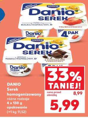 DANIO Serek homogenizowany