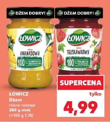 ŁOWICZ Dżem różne rodzaje
