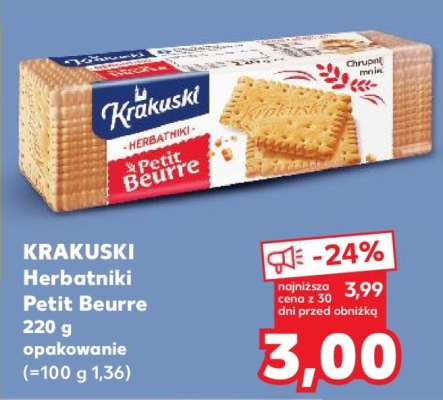 KRAKUSKI Herbatniki Petit Beurre