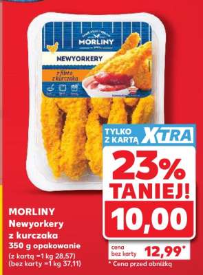 MORLINY Newyorkery z kurczaka 350 g opakowanie