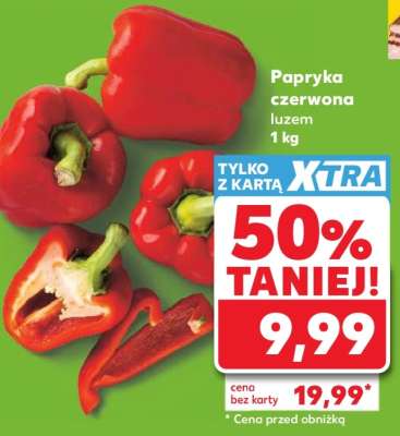 Papryka czerwona luzem 1 kg