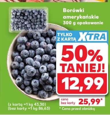 Borówki amerykańskie 300 g opakowanie