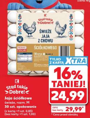 Jaja ściółkowe świeże, rozm. M