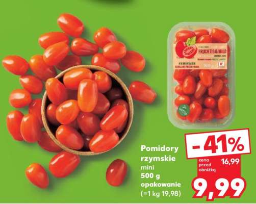 Pomidory rzymskie mini 500 g opakowanie