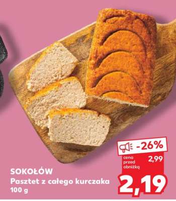 SOKOŁÓW Pasztet z całego kurczaka 100 g