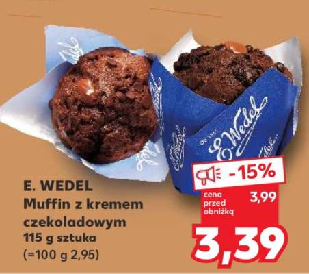 E. WEDEL Muffin z kremem czekoladowym