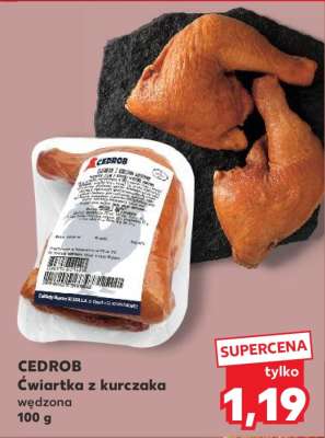 CEDROB Ćwiartka z kurczaka wędzona 100 g