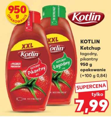 KOTLIN Ketchup łagodny/pikantny