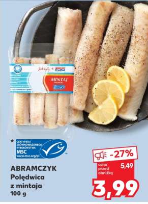 ABRAMCZYK Polędwica z mintaja 100 g