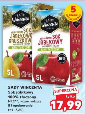 SADY WINCENTA Sok jabłkowy