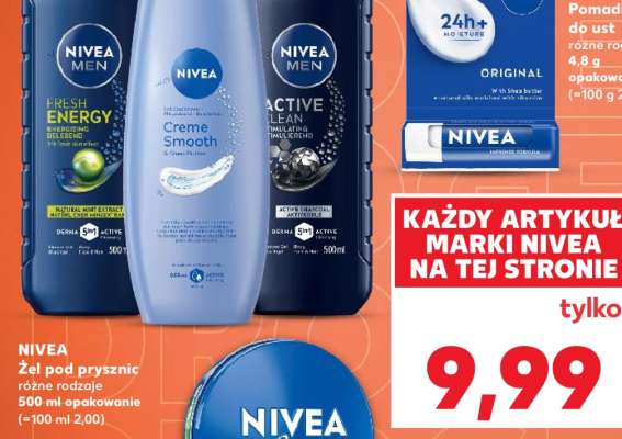 KAŻDY ARTYKUŁ MARKI NIVEA NA TEJ STRONIE