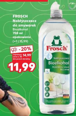 FROSCH Nabłyszczacz do zmywarek Bioalkohol