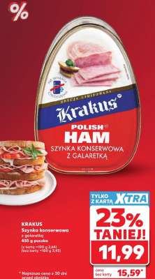 KRAKUS Szynka konserwowa z galaretką