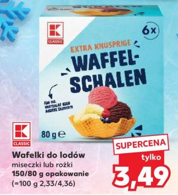 Wafelki do lodów