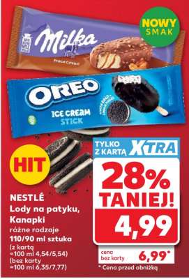 NESTLÉ Lody na patyku, Kanapki