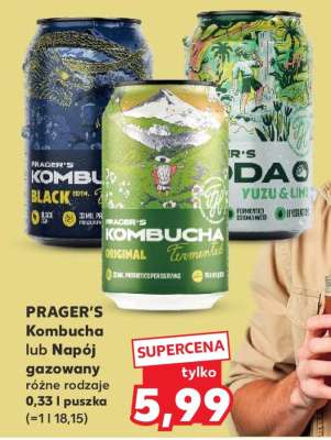PRAGER’S Kombucha lub Napój gazowany