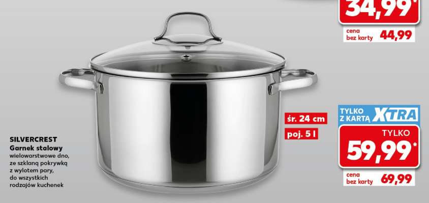 SILVERCREST Garnek stalowy