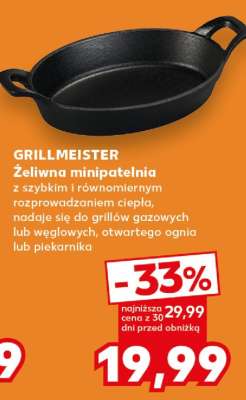 GRILLMEISTER Żeliwna minipatelnia