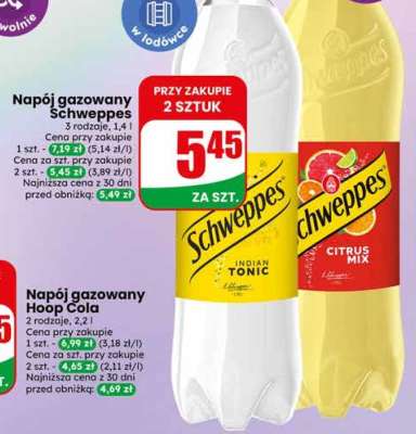 Napój gazowany Schweppes