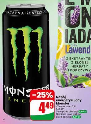 Napój energetyzujący Monster