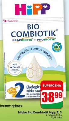 Mleko Bio Combiotik Hipp 2, 3