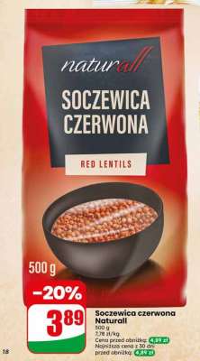 Soczewica czerwona Naturall
