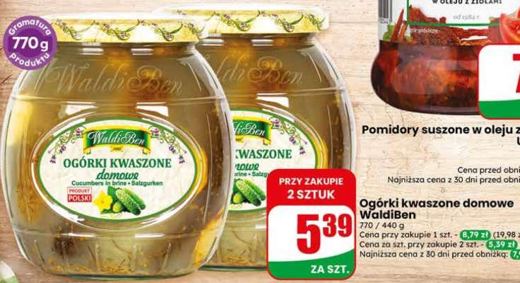 Ogórki kwaszone domowe WaldiBen