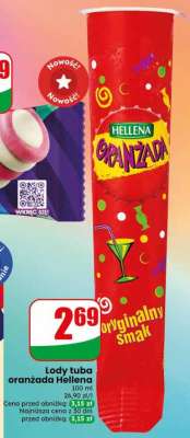 Lody tuba oranżada Hellena