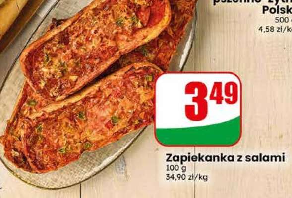 Zapiekanka z salami