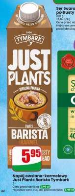 Napój owsiano-karmelowy Just Plants Barista Tymbark