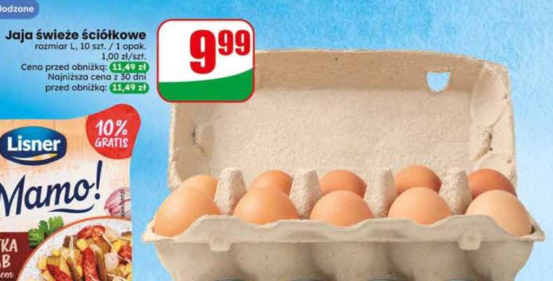 Jaja świeże ściółkowe