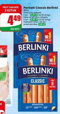 Parówki Classic Berlinki