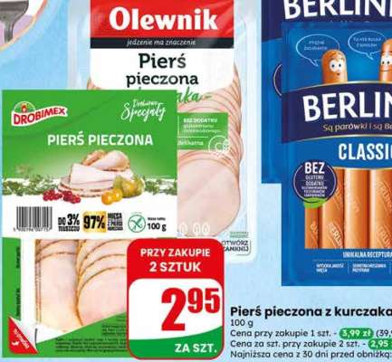 Pierś pieczona z kurczaka