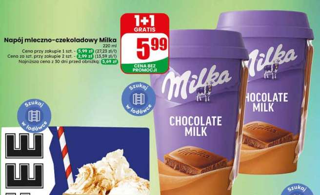 Napój mleczno-czekoladowy Milka