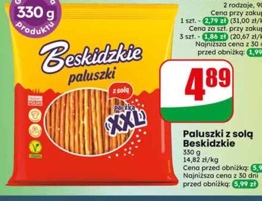 Paluszki z solą Beskidzkie