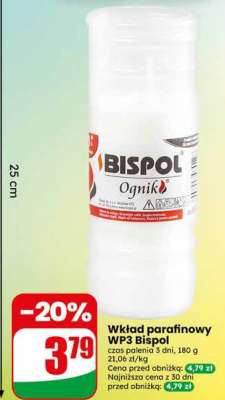 Wkład parafinowy WP3 Bispol