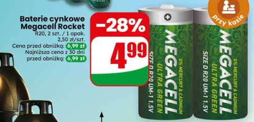 Baterie cynkowe Megacell Rocket